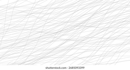 Abstract background with thin curved lines forming dynamic flowing patterns, ideal for modern design, art textures, and minimalistic creative projects.