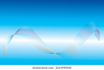 Abstract background with thin flowing lines, creating a sense of fluidity and motion. This vibrant and modern design is perfect for branding, digital art, presentations