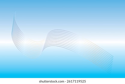 Abstract background with thin flowing lines, creating a sense of fluidity and motion. This vibrant and modern design is perfect for branding, digital art, presentations