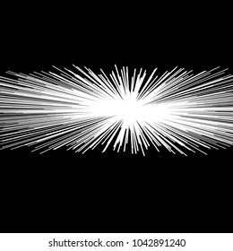 Abstract background of thin lines. Background with an effect of explosion.
