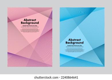 Resumen de fondo líneas delgadas diseño de vector geométrico para fondo de fondo de fondo de fondo carteles volantes de la página web folletos plantillas de diseño anuales, estilo mínimo, superposición, pastel