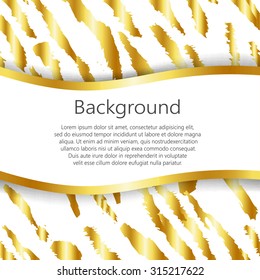 Abstract background with tiger print design. Vector, EPS10