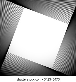 Abstract background with tilted squares blended. Vector art.