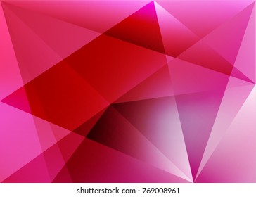 Abstract background with tiranlge shade