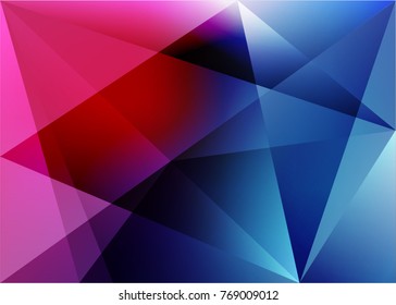 Abstract background with tiranlge shade