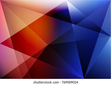Abstract background with tiranlge shade