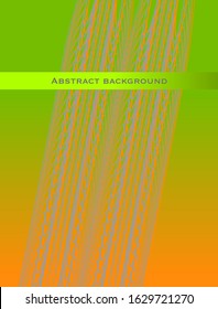 Abstract background with title. Vertical template for banner, cover, leaflet. Colorful background with wavy pattern.