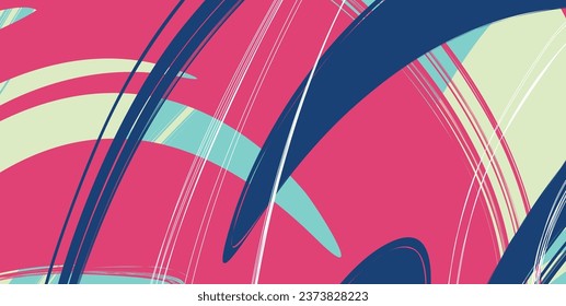 Abstract background in tosca, red and dark blue color. Colorful smooth. Easy editable colored vector illustration.