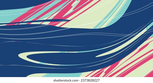 Fondo abstracto en tosca, color rojo y azul oscuro. Colorido suave. Ilustración vectorial de color fácil de editar.