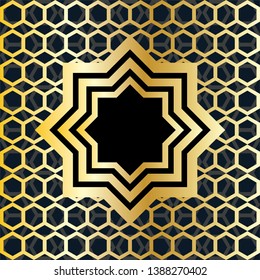Abstract background with traditional ornament. Vector illustration. - Vector