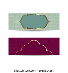 Abstract background with traditional ornament. Vector illustration. islamic background banner