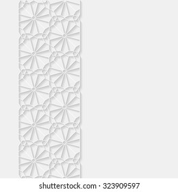 Abstract background with traditional ornament. Vector illustration.
