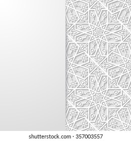 Abstract background with traditional ornament. Vector illustration.