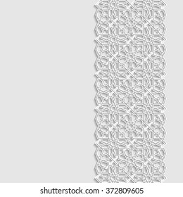 Abstract background with traditional ornament. Vector illustration.
