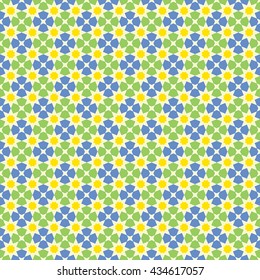 Abstract background with traditional ornament. Vector illustration. Seamless pattern.
