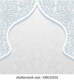 Abstract background with traditional ornament. Vector illustration.
