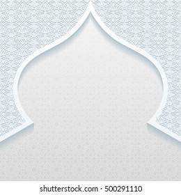 Abstract background with traditional ornament. Vector illustration.
