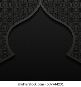 Abstract background with traditional ornament. Vector illustration.
