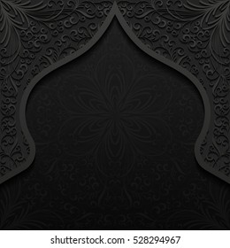 Abstract background with traditional ornament. Vector illustration.
