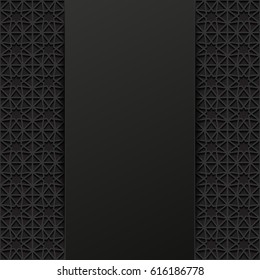Abstract background with traditional ornament. Vector illustration.
