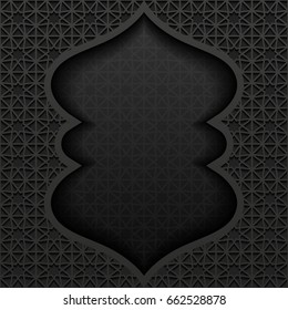 Abstract background with traditional ornament. Vector illustration.