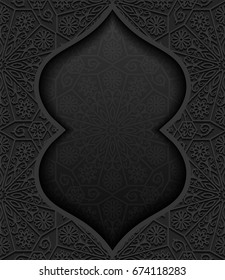 Abstract background with traditional ornament. Vector illustration.