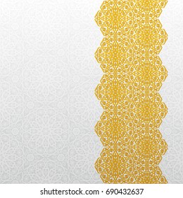 Abstract background with traditional ornament. Vector illustration.