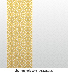 Abstract background with traditional ornament. Vector illustration.

