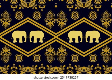 Abstract background traditional tribal fabric pattern geometric shapes triangles squares circles tiles designs for fabric patterns pillows blankets shirts pants etc.