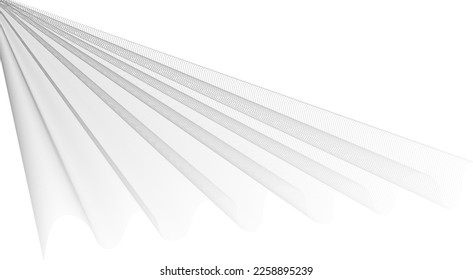 Abstract background, transition, spiral..Wave line background with smooth shape. Beautiful wavy line on a white background. Horizontal banner template. Abstract futuristic template.