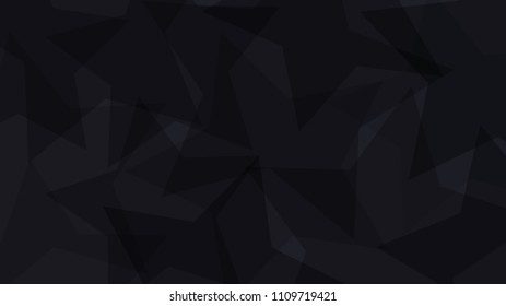 Abstract background of translucent big stars in black colors