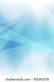 Abstract background with translucent geometric shapes. Shades of colors.