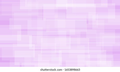 Abstract background of translucent rectangles in white and purple colors