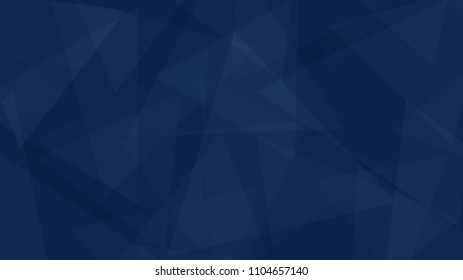 Abstract background of translucent triangles in blue colors