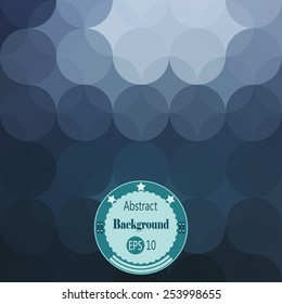 Abstract background with transparency rounds. Vector illustration. EPS 10