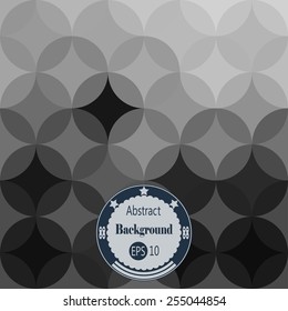 Abstract background with transparency rounds. Vector illustration. EPS 10