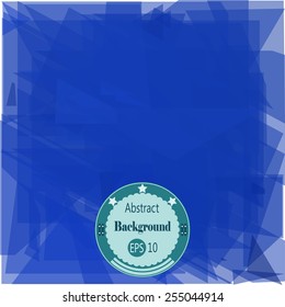 Abstract background with transparency triangles. Vector illustration. EPS 10