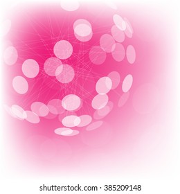 Abstract background from transparent geometrical figures. Simple elements of design for creation of more difficult ideas.