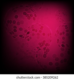 Abstract background from transparent geometrical figures. Simple elements of design for creation of more difficult ideas.