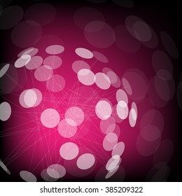Abstract background from transparent geometrical figures. Simple elements of design for creation of more difficult ideas.