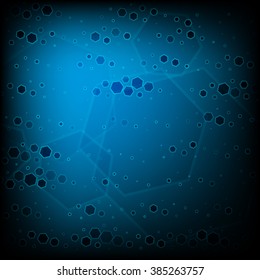 Abstract background from transparent geometrical figures. Simple elements of design for creation of more difficult ideas.