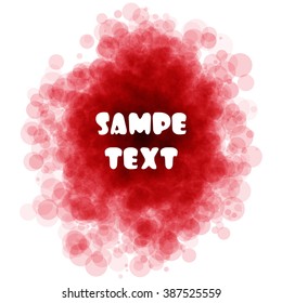Abstract background from transparent geometrical figures. Simple elements of design for creation of more difficult ideas.