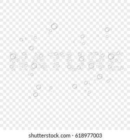 Abstract background with transparent water drops