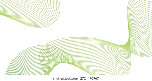 Abstract Background, Transparent Waved Lines. Modern trendy design in Vector Illustration