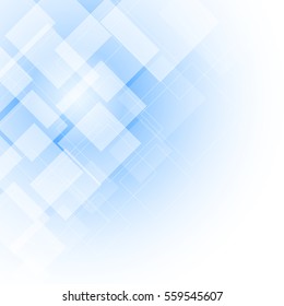 abstract background with transparent white rhombus. geometric design with light blue color. vector illustration
