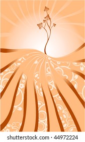 abstract background with tree