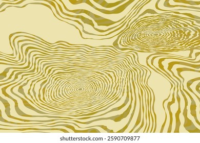 Abstract background with tree rings pattern - hand drawn vector illustration.