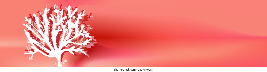 Abstract Background in Trend Colors.