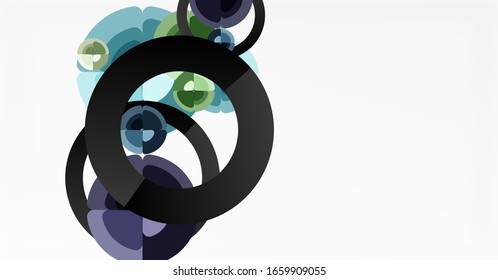 Fondo abstracto, composición geométrica de color a la moda. Ilustración vectorial para papel tapiz, pancarta, fondo, tarjeta, ilustración del libro, página de inicio