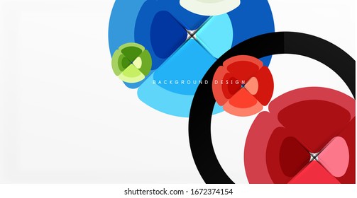 Fondo abstracto, composición geométrica de color a la moda. Ilustración vectorial para papel tapiz, pancarta, fondo, tarjeta, ilustración del libro, página de inicio
